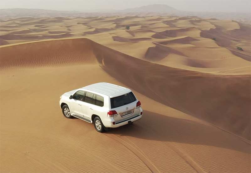 desert safari in Abu Dhabi